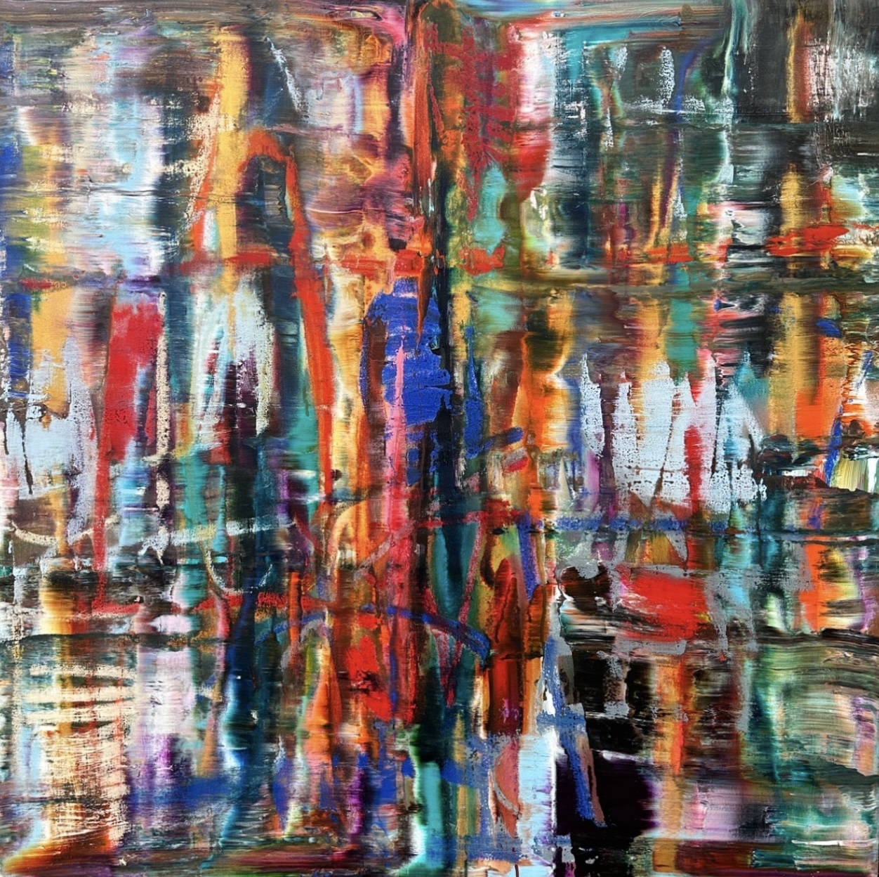 September Wonderland | Acrylic on canvas | 48x48