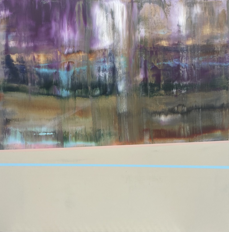 Slanted Fate | Acrylic on Canvas | 48x48